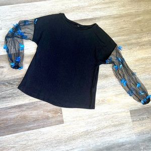 Butterfly Sleeve Knit top